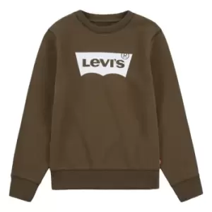 Image of Levis 1st Batwing Logo Sweatshirt - Green