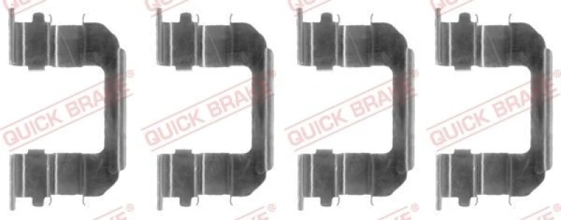 Image of QUICK BRAKE Brake pad fitting kit QUICK BRAKE 109-1287