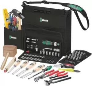 image of Wera 134 Piece Wood Applications Set Tool Kit with Bag