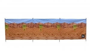 Image of OLPRO Biohazard 4 Pole Compact Windbreak Steel poles