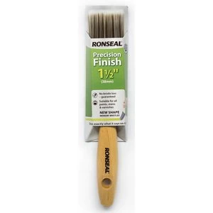 image of Ronseal Precision finish 1.5" Fine tip Flat Paint brush