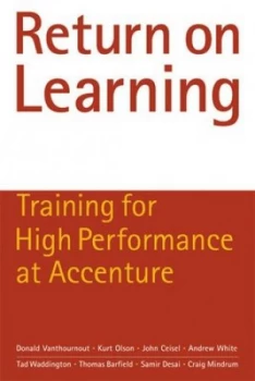 Image of Return on Learning by Donald Vanthournout Hardback
