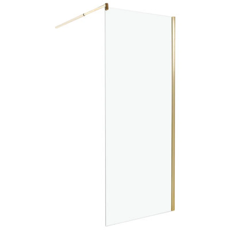 Image of Beliani Shower Screen Ahaus 800 X 1900 mm Gold