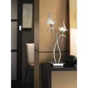 Image of Table Lamp Viena 2 Bulbs G9, polished chrome