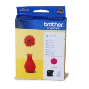 Image of Brother LC121 Magenta Ink Cartridge