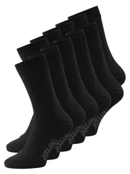 Image of JACK & JONES 10-pack Plain Socks Men Black