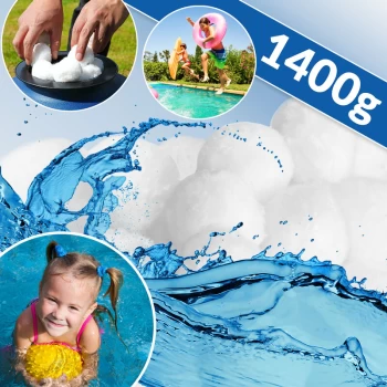 Image of Filter Balls 1400g Replace 50kg Filter Sand Pool Sand Filter System Cartridge Filter Pond Filter Balls - Monzana