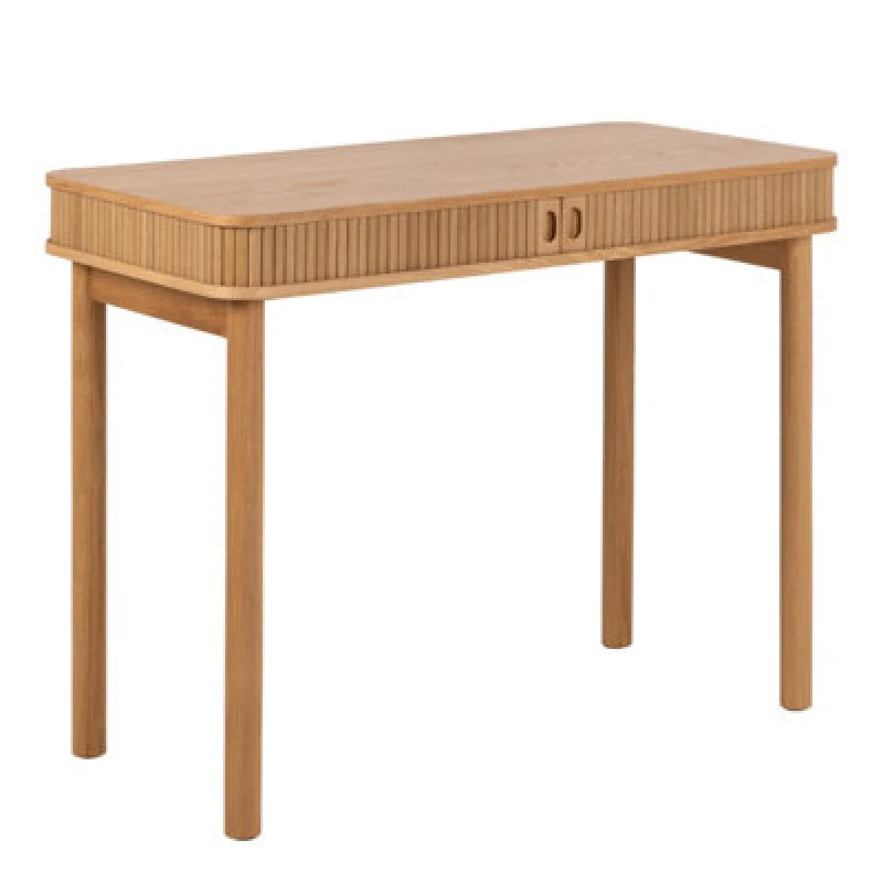 Image of Furniture To Go Langley Office Desk With 1 Sliding Door In Oak