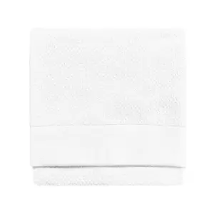 Image of Textured Weave Hand Towel White