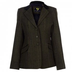 image of Aubrion Aubrion Saratoga Jacket - Green Check