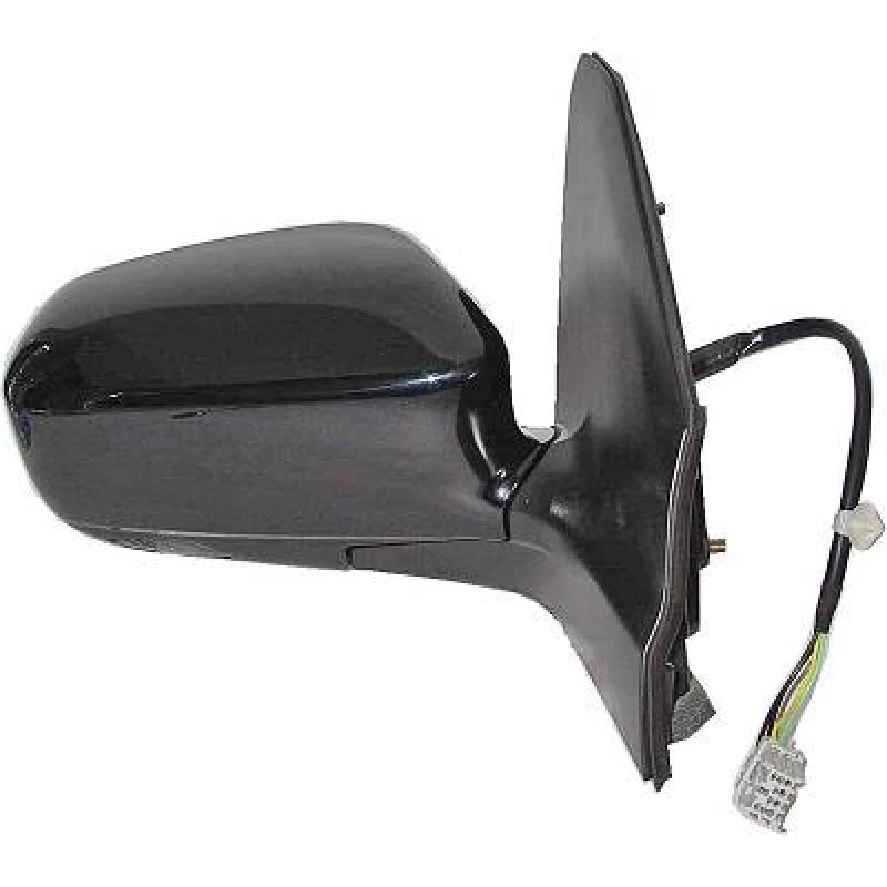 Image of DIEDERICHS 5208324 Wing mirror Right, black, Complete Mirror, Grained Outside Mirror (50)
