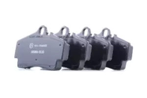 Image of TEXTAR Brake pad set prepared for wear indicator 2179203 Brake pads,Brake pad set, disc brake PORSCHE,BOXSTER (986),911 (997),911 (996)