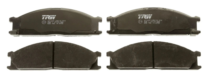 Image of TRW GDB766 Brake pad set with acoustic wear warning Brake Pad Set,disc brake (402)