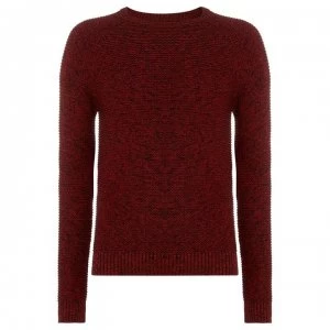 image of Label Lab Label Hulme Twisted Cotton Jumper - Red