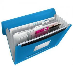 Image of Choices Expanding Project File A4 Blue - Outer Carton of 5