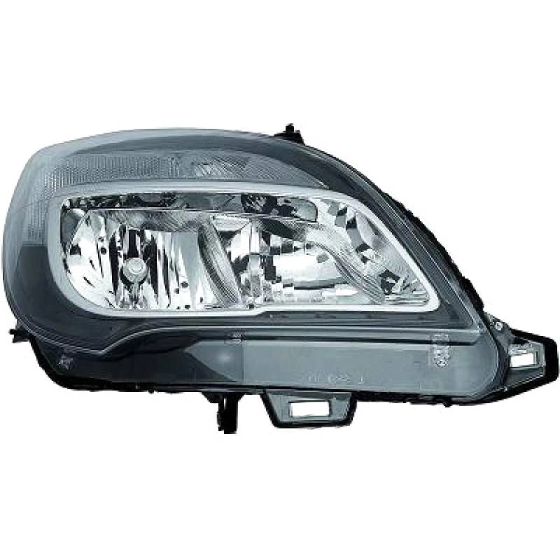 Image of DIEDERICHS 1876182 Headlights H7/H1, with electric motor, Right Headlight (259)