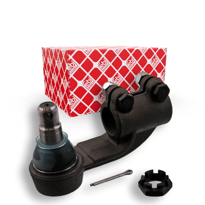 Image of FEBI BILSTEIN 35222 Track rod end ProKit Front Axle Right, with crown nut Tie Rod End (914)