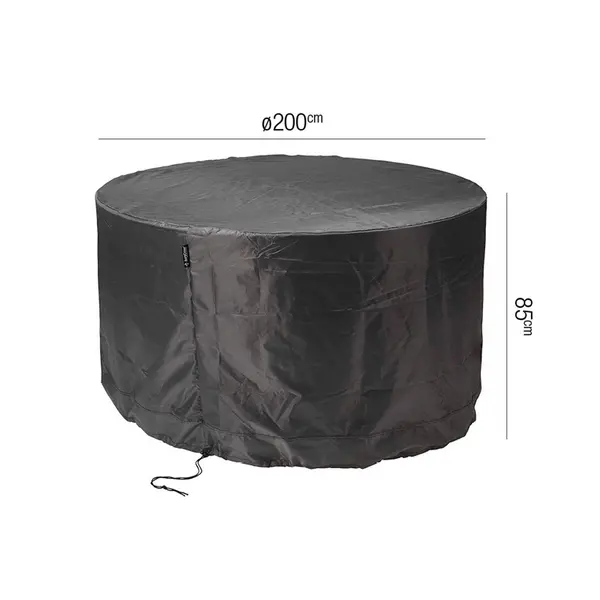 image of Aerocover Garden Set Round Cover Grey