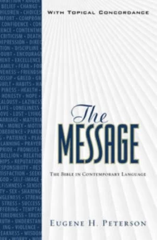 Image of Message Bible-Ms-Numbered by Eugene H Peterson Hardback