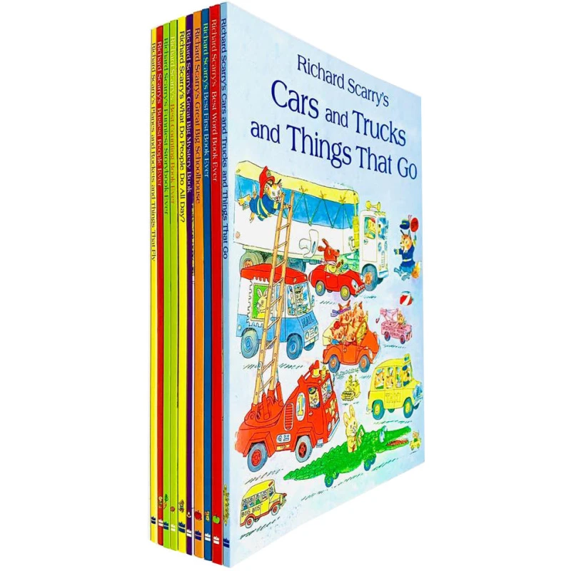 Image of Scarry 10 Book Set by Richard Scarry Paperback