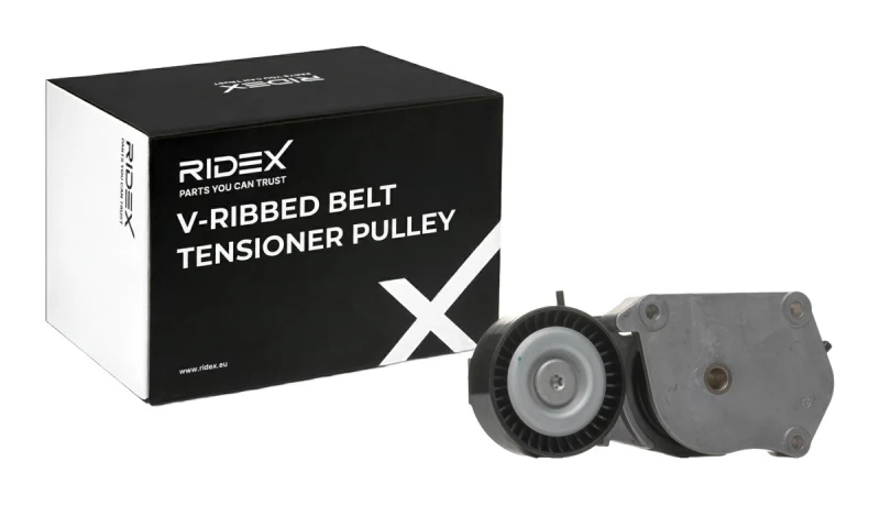 Image of RIDEX 310T0144 Tensioner Pulley Plastic Tensioner Pulley,v-ribbed belt (310)
