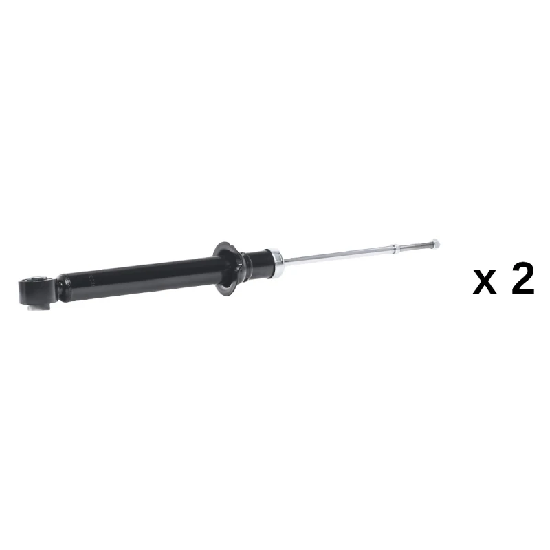 Image of RIDEX 854S21207 Shock absorber Rear Axle, Gas Pressure, Twin-Tube, Spring-bearing Damper, Bottom eye Shock Absorber (854)