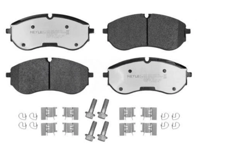 Image of MEYLE 025 224 9320/PD Brake pad set MEYLE-PD: Advanced performance and design. Front Axle, excl. wear warning contact Brake Pad Set,disc brake (402)