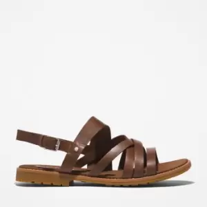 Image of Timberland Chicago Riverside Backstrap Sandal For Her In Brown Medium Brown, Size 5