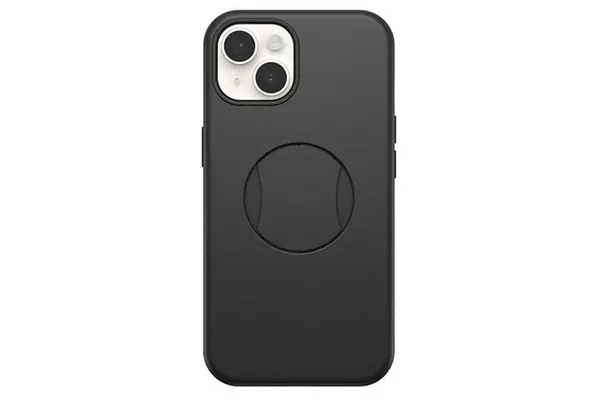 image of OtterBox OtterGrip Symmetry iPhone 15/14/13 - Black 77-93189