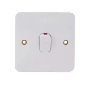 Image of Schneider Lisse 20ax 1 Gang Double-pole Switch - GGBL2010