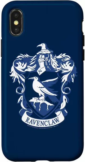 image of Harry Potter Phonecases Ravenclaw Crest Phone Case for iPhone and Android - iPhone X - Snap Case - Gloss