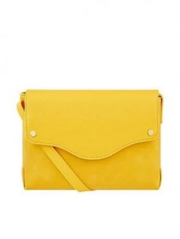 Monsoon Rhea Pu Cross Body Bag - Ochre