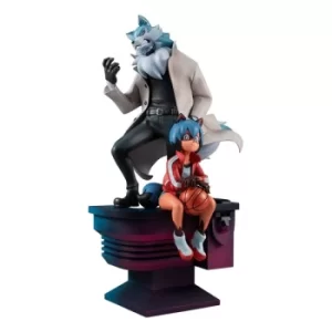 Image of BNA: Brand New Animal PVC Statue Michiru Kagemori & Shirou Ogami 25 cm