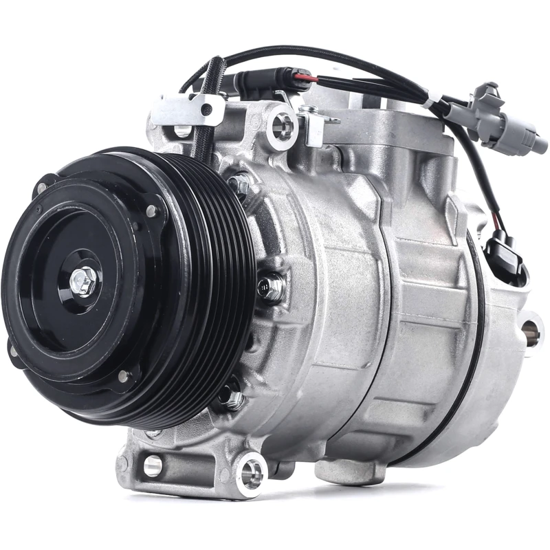 Image of STARK SKKM-0340176 AC Compressor PAG 46, Refrigerant: R134a, with seal ring Compressor,air conditioning (447)
