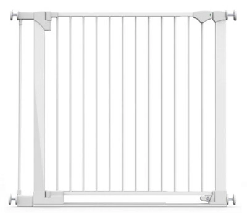 Image of Safetots Safestep Gate, White, 103Cm - 110Cm, Extra Low Walkthough, 81Cm Extra Wide Doorway, Extra Wide Baby Gate