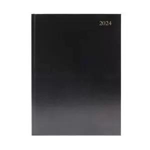 image of Desk Diary DPP A5 Black 2024 KFA51BK24 KFA51BK24