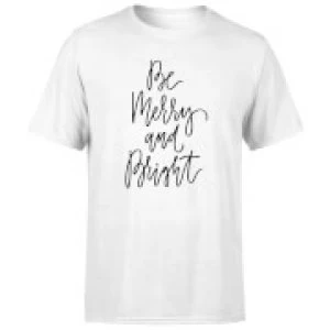 Image of Be Merry and Bright T-Shirt - White - 3XL