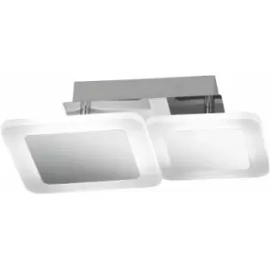 image of Impuls Doubleceiling Light - Chrome - Wofi