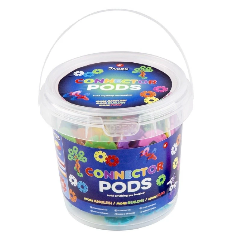 Image of Grafix 400 Piece Connector Pods Bucket Multi unisex