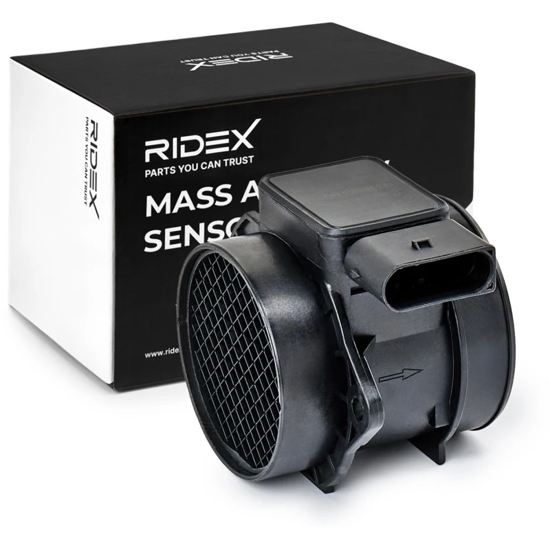 Image of RIDEX 3926A0187 Mass air flow sensor with housing Air Mass Sensor (3926)