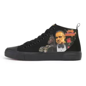 image of Akedo x Godfather 50th Anniversary Black Signature High Top - UK 10 / EU 44.5 / US Mens 10.5 / US Womens 12