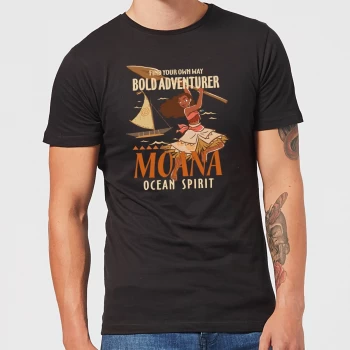Image of Disney Moana Find Your Own Way Mens T-Shirt - Black - 3XL - Black
