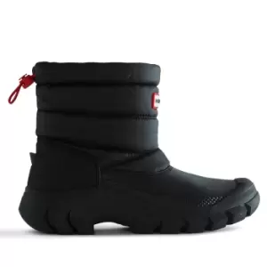 Image of Hunter Womens Intrepid Short Snow Boot Black UK 5
