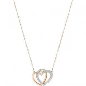 Image of Ladies Swarovski PVD rose plating Dear Necklace