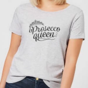 Image of Prosecco Queen Womens T-Shirt - Grey - 3XL