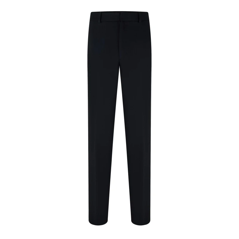 Image of Off White Mens High Waisted Straight Leg Trousers Black male 44