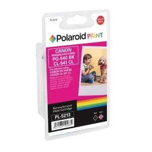 Image of Polaroid Canon PG540 Black and CL541 Tri Colour Ink Cartridge