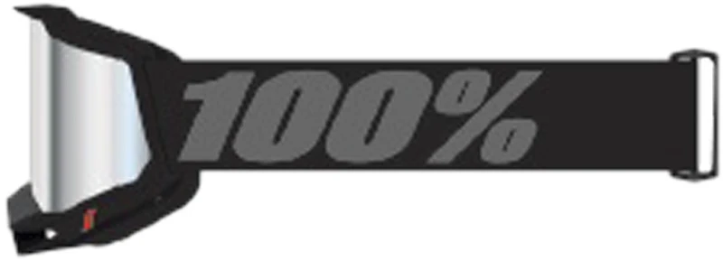 Image of 100% Accuri II OTG Essential Motocross Goggles, black-grey for Men