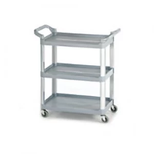 Image of GPC Shelf Trolley Grey Lifting Capacity Per Shelf: 30kg 420mm x 910mm x 850mm