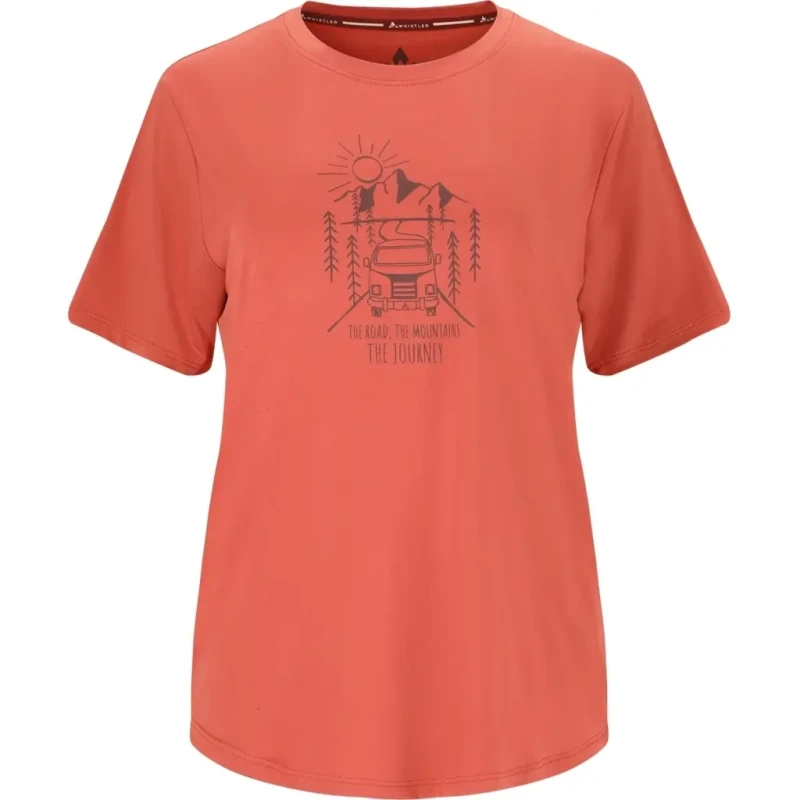 Image of Whistler Womens T-Shirt Whistler Tergo Orange Female 46